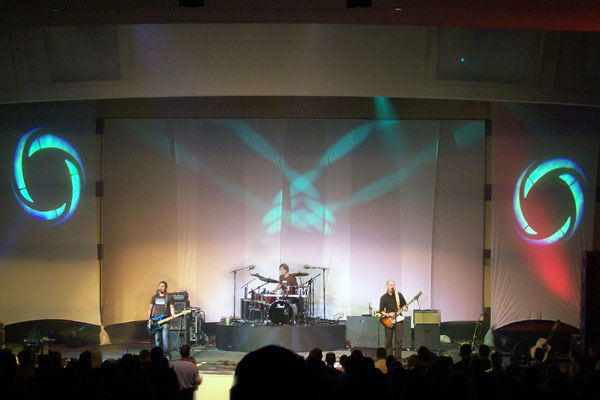 Tree63 band playing on stage, Apopka, Florida