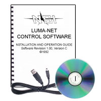 PC Software, Cable and Manual for Programming Luma-Net