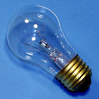 A15 25w 130v Appliance Clear E26 Lamp