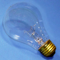 A19 25w 130v Clear E26 Lamp