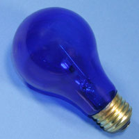 A19 25w 130v T.Blue E26 Lamp