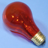 A19 25w 130v T.Orange E26 Lamp