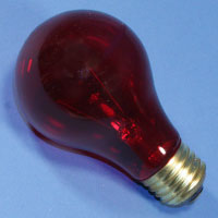 A19 25w 130v T.Red E26 Lamp