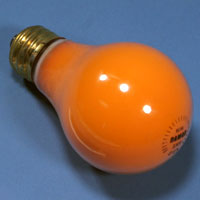 A19 60w 130v CeramicOrange E26 Lamp