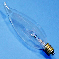 19153 CA10 60w 120v Clr BentTip E11 Lamp