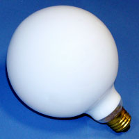 G40 60w 130v White E26 Lamp