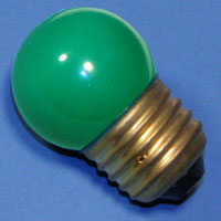 S11 7.5w 120v Cer. Green E26 Lamp