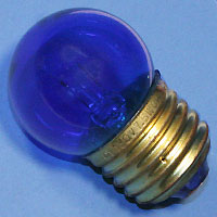 S11 7.5w 120v T.Blue E26 Lamp