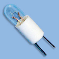 T1-3/4 6v 200ma Clear Bi-Pin Lamp