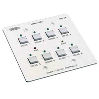 408CP Remote Memory Control Panel wall station with 8 programmable scenes, 2 gang box