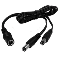 DC 2way Y Splitter Cable - 1 female to 2 males