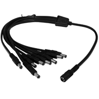 DC 8way Splitter Cable - 1 female to 8 males