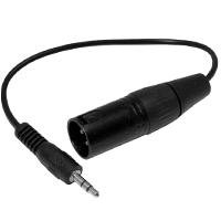 Mini 3.5 mm to XLR 5pin Male Adapter cable