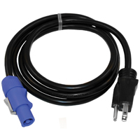 Power Cord Adapter 14AWG SO x 25' 515 to Blue Powercon