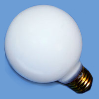 G40 100w 130v White E26 Lamp