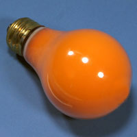 A19 40w 130v CeramicOrange E26 Lamp