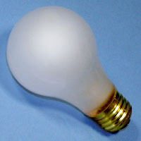 A15 40w 130v Safety Coated E26 Lamp