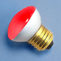 R14 40w 120v Red E26 Lamp