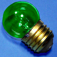 S11 7.5w 120v T.Green E26 Lamp