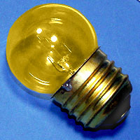 S11 7.5w 120v T.Yellow E26 Lamp