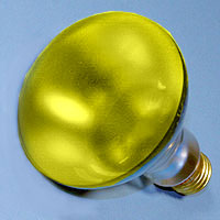 R30 65w/75w 130v Yellow Medscr Lamp