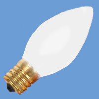 C9 7w 130v Ceramic White E17 Lamp