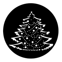ROSCO:250-77227 -- 77227 Christmas Tree Complete Steel Metal Gobo By Anne Lee, Size: Specify