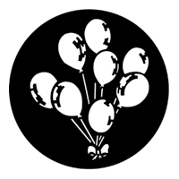 ROSCO:250-77303 -- 77303 Balloons Steel Metal Gobo, Size: Specify