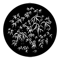 ROSCO:250-77782 -- 77782 Bamboo Leaves Steel Metal Gobo, Size: Specify