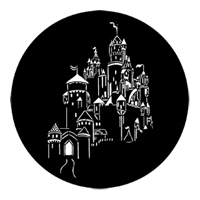 ROSCO:250-77842 -- 77842 Fantasy Castle Steel Metal Gobo, Size: Specify