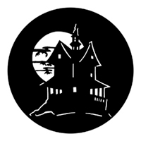 ROSCO:250-78102 -- 78102 Haunted House Steel Metal Gobo, Size: Specify