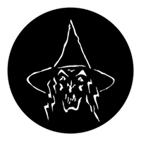 ROSCO:250-78104 -- 78104 Wicked Witch Steel Metal Gobo, Size: Specify