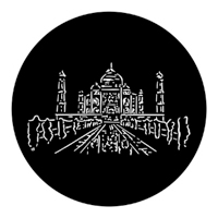 ROSCO:250-78149 -- 78149 Taj Mahal Steel Metal Gobo, Size: Specify