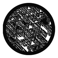 ROSCO:250-78227 -- 78227 Broken Weave Steel Metal Gobo, Size: Specify