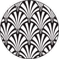 ROSCO:250-78414 -- 78414 Art Deco Steel Metal Gobo, Size: Specify