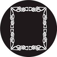 ROSCO:250-78776 -- 78776 Celtic Border 2  Steel Metal Gobo, Size: Specify