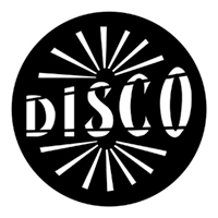 ROSCO:250-79145 -- 79145 Disco Steel Metal Gobo, Size: Specify