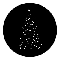 GAM:250-G538 -- G538 Christmas Tree B Steel Metal Gobo, Size: Specify