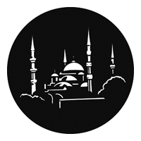 GAM:250-G851 -- G851 Mosque Steel Metal Gobo, Size: Specify