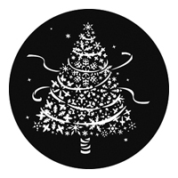 GAM:250-G912 -- G912 Snow Tree Steel Metal Gobo, Size: Specify